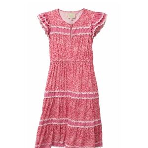 Sail to Sable - Pink Ruffled Dress
